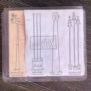 Stampin Up - Along the Same Line- set of 4 stamps